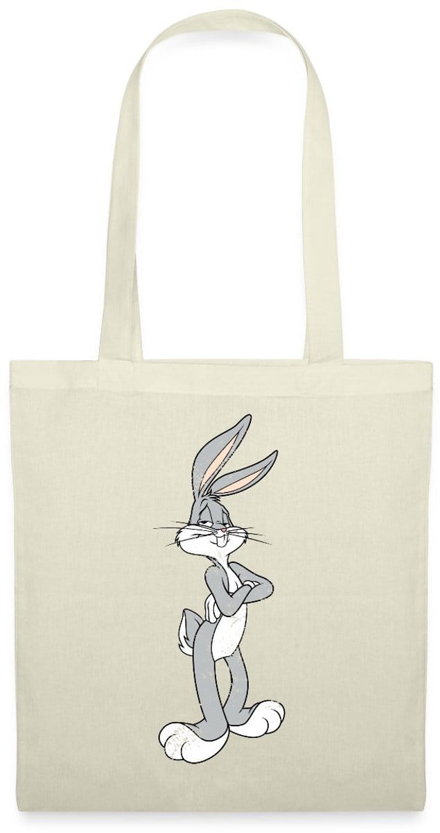 Looney Tunes Bugs Bunny Vintage Tas Van Stof Schoudertas