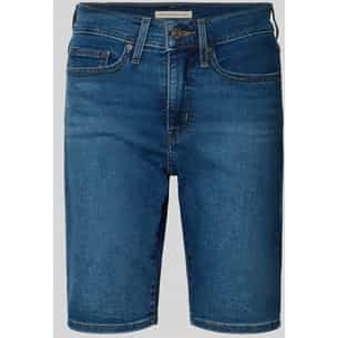 Regular Fit Bermuda in denim-look