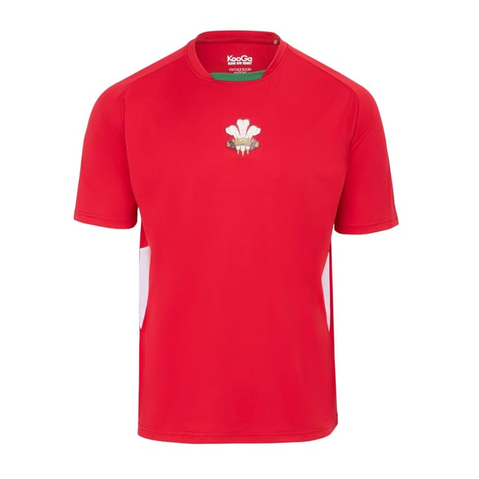KooGa Heren Wales RU-shirt, reguliere pasvorm (Rood)