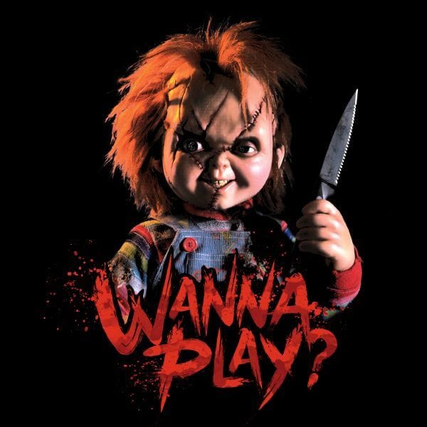 Chucky Wanna Play? Dames T-shirt - Zwart - L