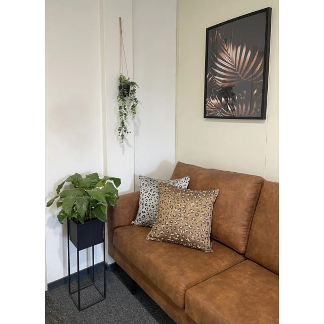 Gek op kussens! Sierkussen jacquard leopard silver | 45 x 45 cm | polyester