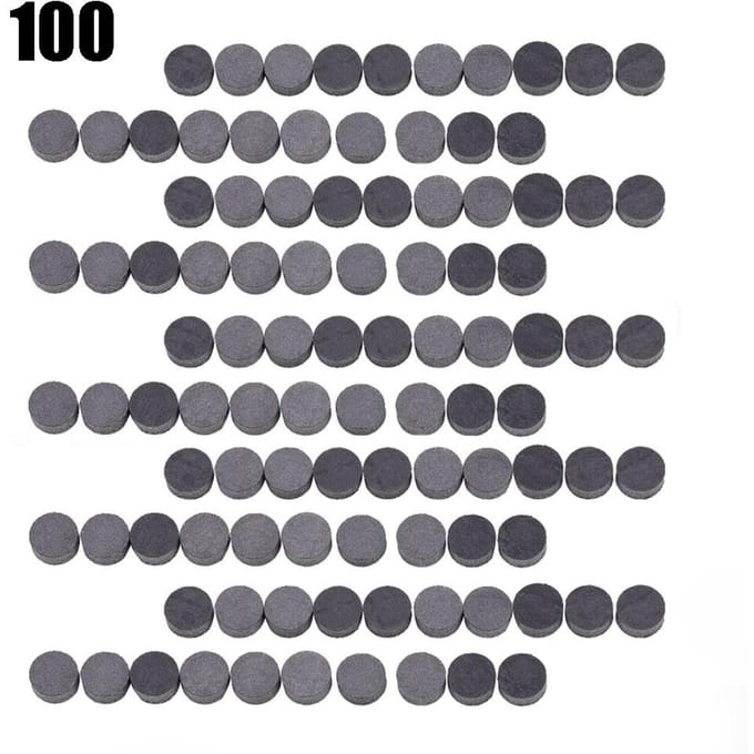 100 stuks Inlegstippen Toetsstippen voor Mandoline Gitaar Bas Banjo Ukulele (6 mm) gray