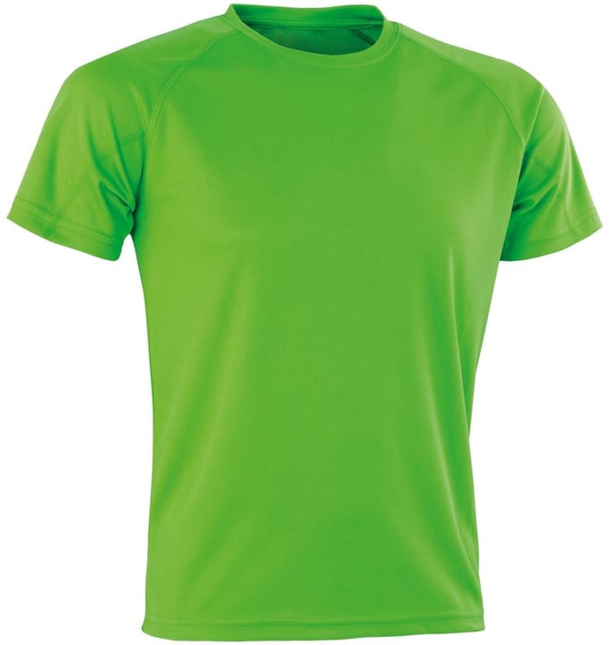 Spiro Volwassenen Unisex Impact Aircool Tee (Kalk)