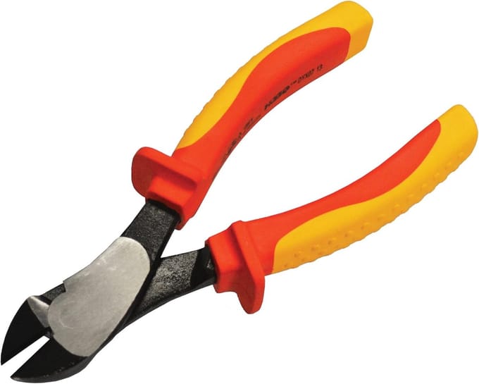 Diagonale Snijder - Zijkniptang - Veilig Elektra - VDE Geïsoleerd - 190 mm - Multicolor