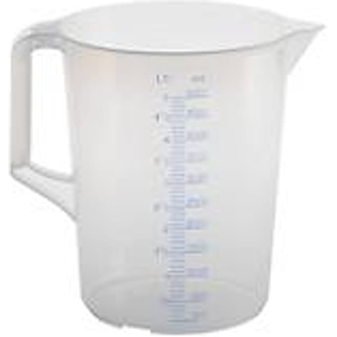 Hünersdorff maatbeker - BPA vrij - transparant - 5 L