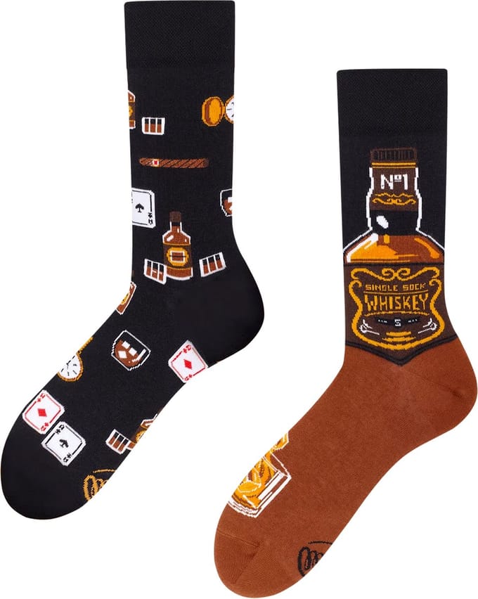 Many Mornings Sokken Whisky - Maat 43-46 - Heren - Halfhoge sokken