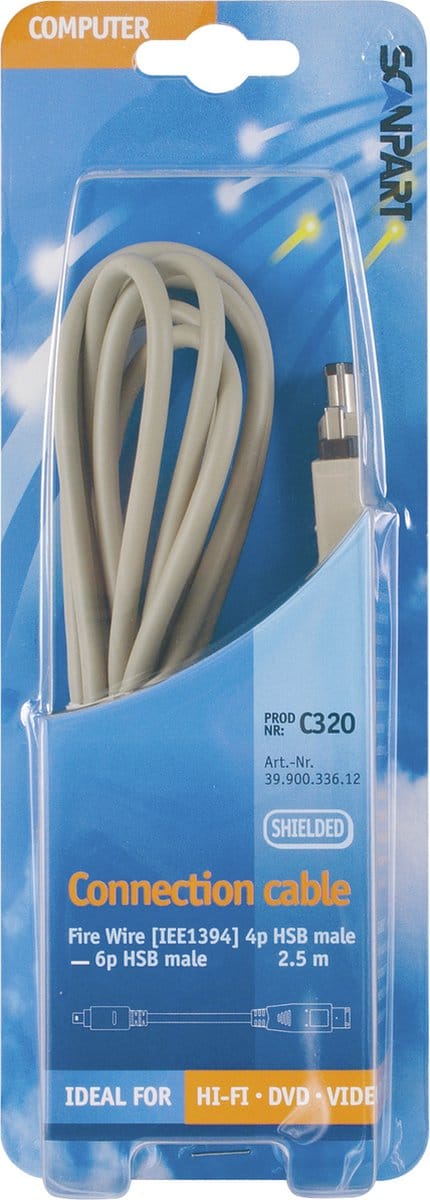 Bandridge - Firewire Kabel - 2 meter