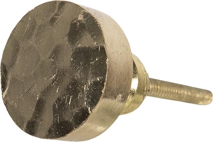 Clayre & Eef Deurknop Ø 3 cm Koperkleurig IJzer