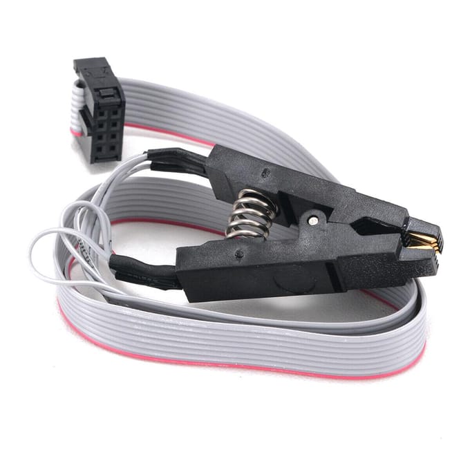 CH341A USB-programmeerkit met SOP8-clip EEPROM-brander BIOS-flasher SPI-flash-programmeerkit met CH341A Kit