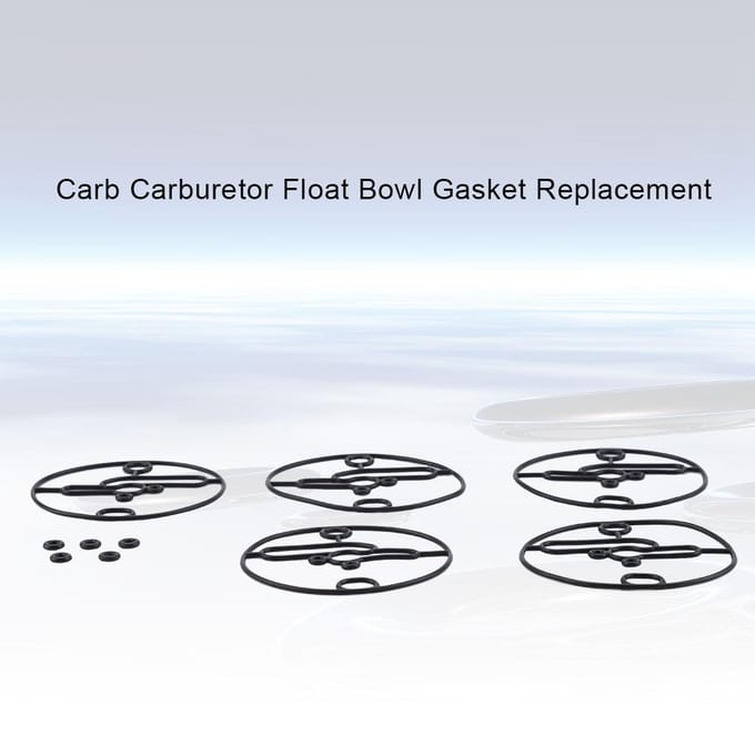5 stuks Carb Carburateur Vlotterbak Pakking Vervanging Geschikt voor Briggs & Stratton 698781