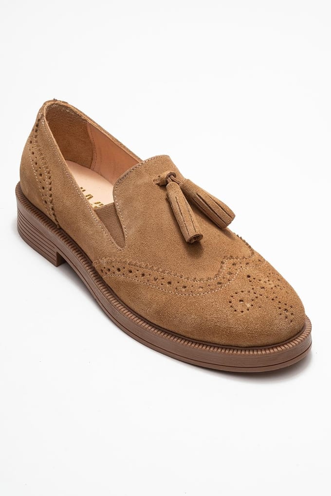 Alex Leren Kwast Loafers