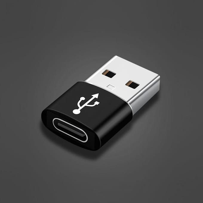 FONKEN USB 3.0 NAAR Type C 3.1 Adapter Notebook Oplader USB Male NAAR USB C Vro Telefoon Opladen Converter Oortelefoon usb Kabel Connector zwart