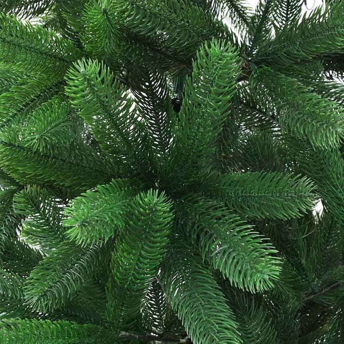 vidaXL - Kunstkerstboom - met - verlichting - en - kerstballen - 150 - cm - groen