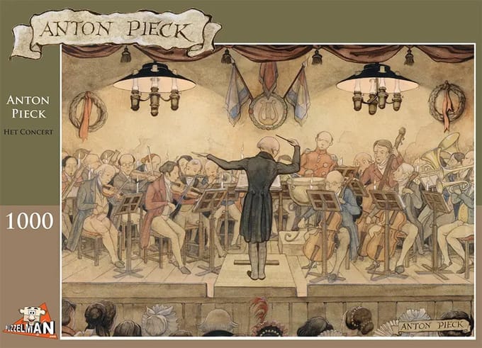 Puzzelman Anton Pieck Het Orkest (1000).
