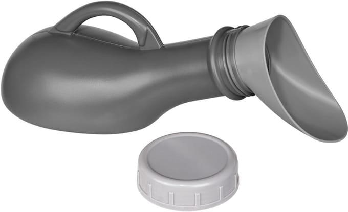 DailySupplies® Urinaal Mannen - Plasfles Vrouw - Met Deksel