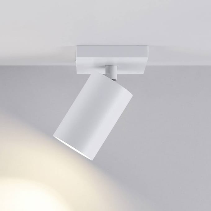 Deko-Light CAN TILT plafondspot, wit, 11 x 9 cm, 1-lamp, metaal GU10