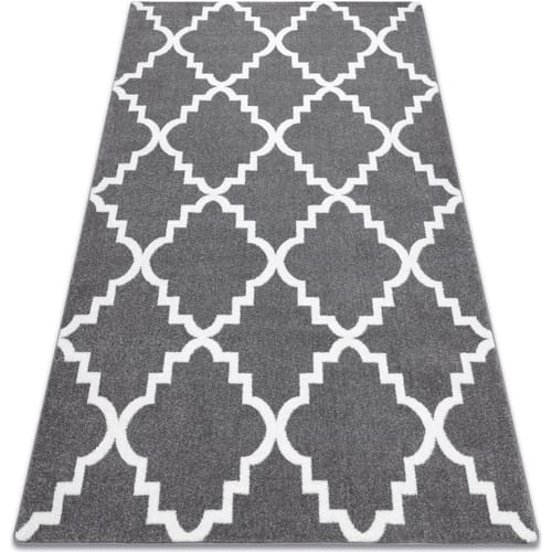 Kleden Rugsx Tapijt SKETCH - F343 grijs / witkleuring 140x190 cm