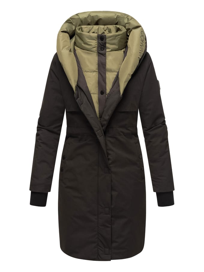 Navahoo dames winterjas Snowelf – Licht & Warm met magneetsluiting