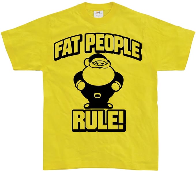 Hybris Fat People Rule T-shirt SH-1-15069-H6-2