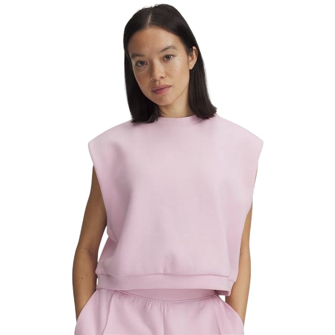 Under Armour Dames Unstoppable fleece mouwloze trui (Roze)
