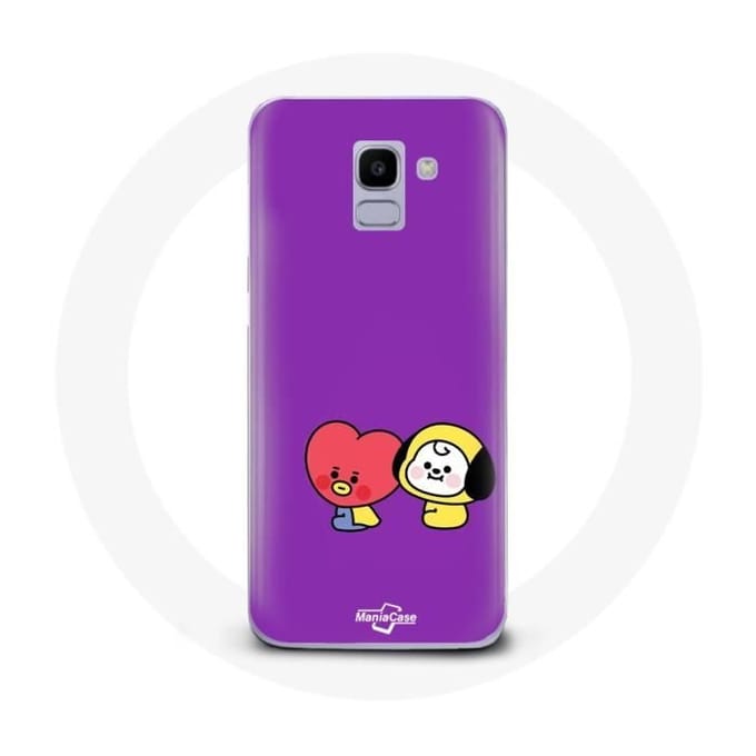 Coque pour Samsung Galaxy J6 2018 BTS Bangtan Sonyeondan BT21 Tata V Chimmy Jimin