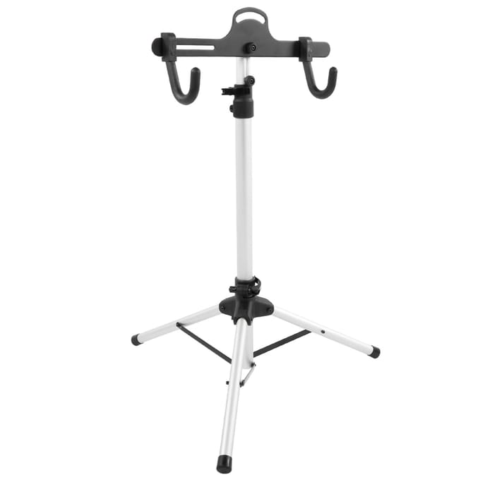 Professionele Fietsreparatiestandaard Aluminiumlegering Mountainbike Verstelbaar Onderhoudsrek white
