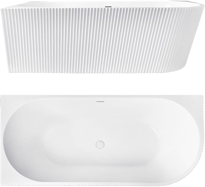 Rea - Badkuip- Wenus 170 Links - Wit - Acryl - 170X80X57,5Cm