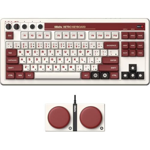 8BitDo Retro Mechanical Keyboard - Fami Edition - Engels (VK) - Bruin
