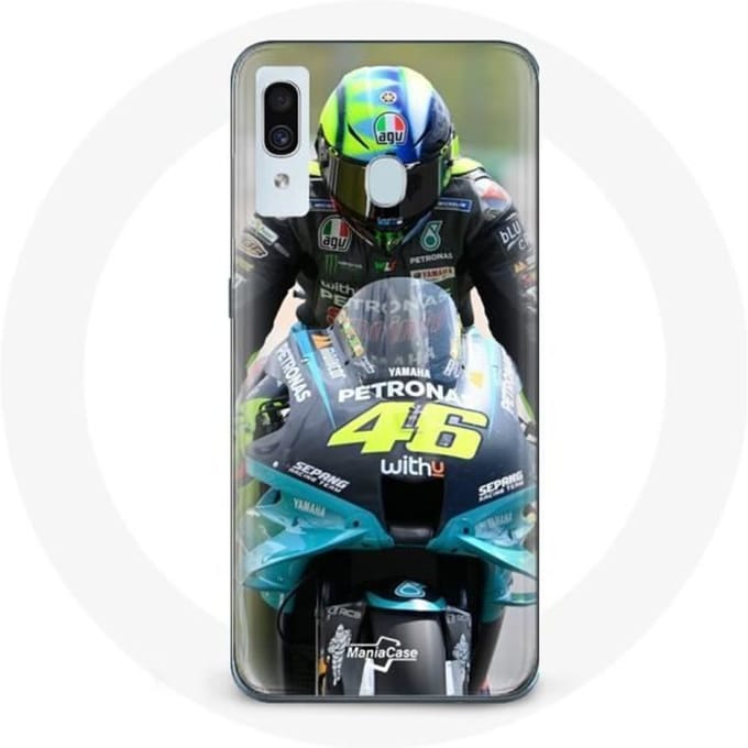 Coque pour samsung galaxy A30 Valentino Rossi Pilote de course moto 46