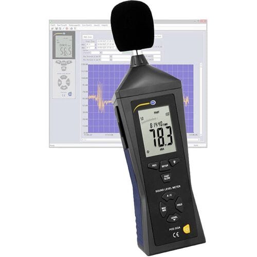 Decibelmeter / Geluidsmeter / Geluidssterktemeter met Datalogger PCE-322A