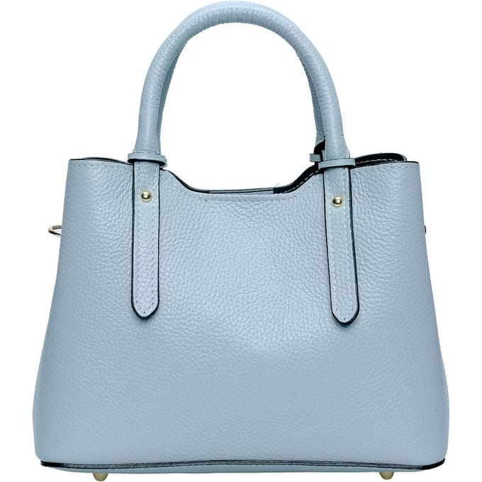 Anna Luchini Turquoise Rundleer Tas