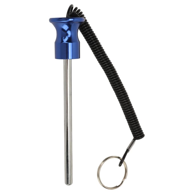 Gewichtsmachine Pin Magnetisch 8x125mm met Trekkoord Gewichtsstapel Selector Pin voor Krachttraining blauw