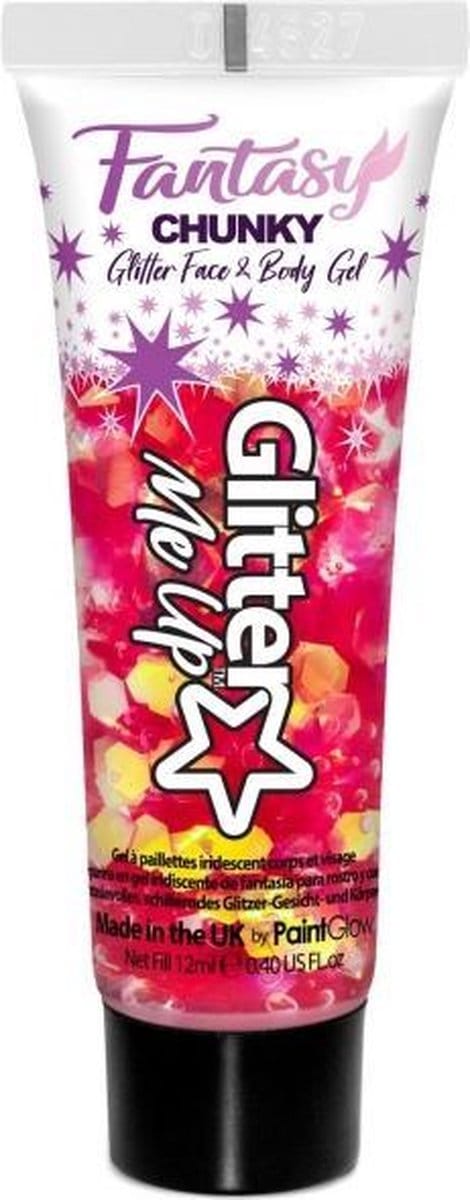 Fantasy chunky glitter gel 12 ml Phoenix Flames