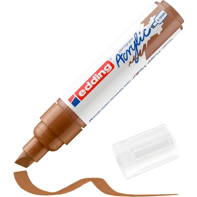 edding 5000 Acrylic "Acrylmarker - Wide" - Hazelnoot
