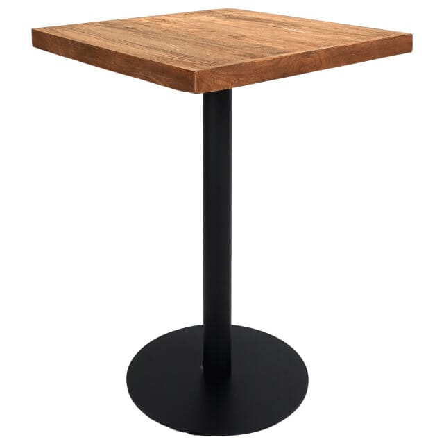 Home67 Bartafel mangohout 70 x 70 cm