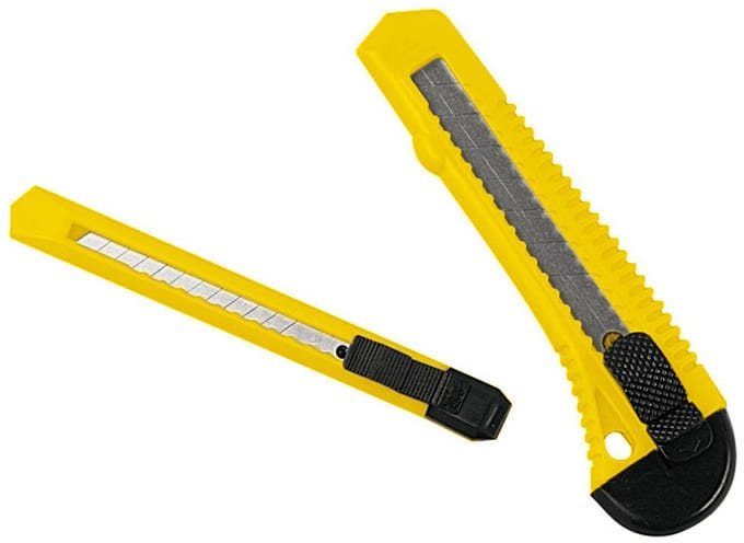 Afbreekmes / Stanleymes set 2 stuks Werkmes