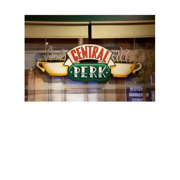 Friends Central Perk Coffee Sign dames t-shirt - Wit - S