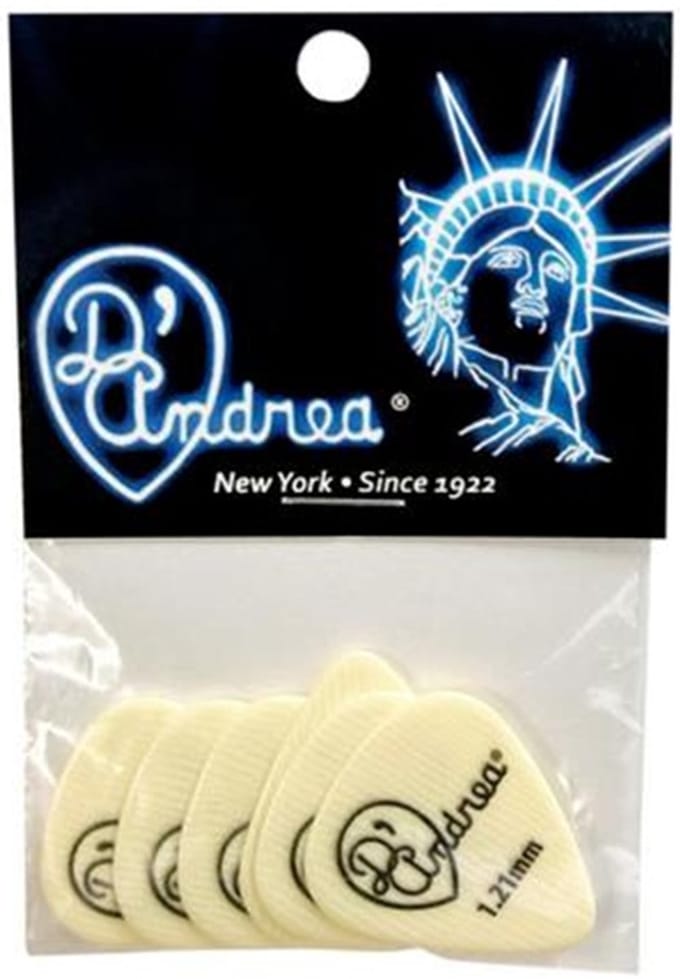 D'Andrea - Ivory 351 - Plectrum - 1.21 mm - 6-pack