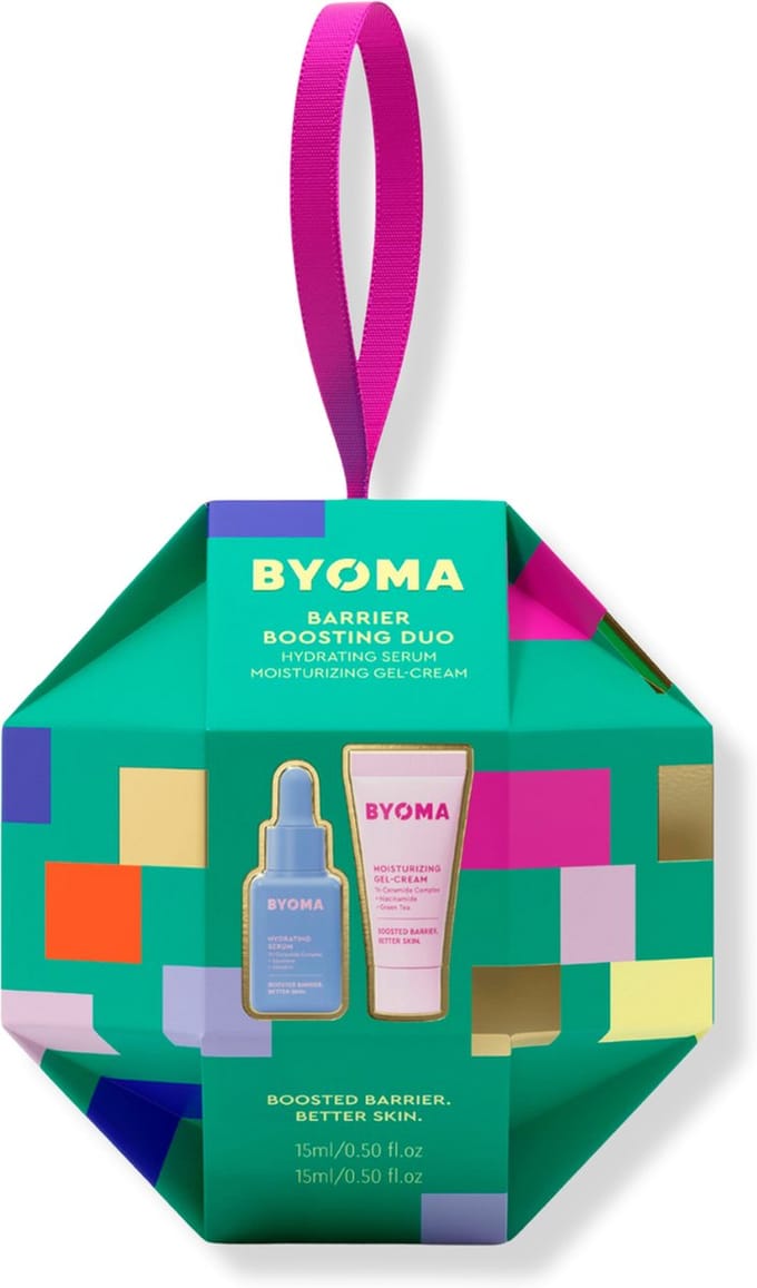 BYOMA Barrier Boosting Duo - Hydrating Serum (15ml) - Moisturizing Gel Cream (15ml) - Gift Set
