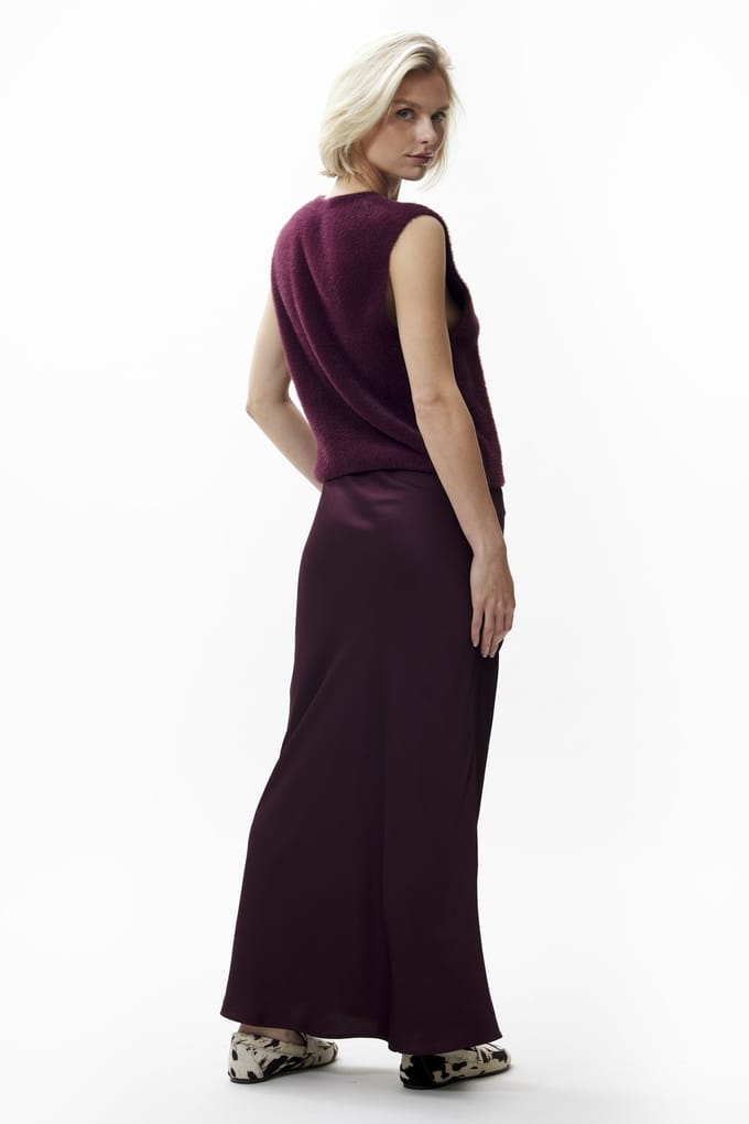 Catwalk Junkie Silky Skirt Winetasting Taglia: 34 | Maxi gonne Outlet | Donna | Rosso