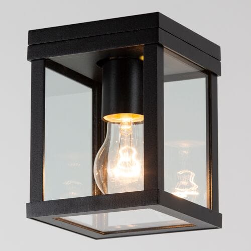 KS Verlichting Plafonniere Jersey Zwart