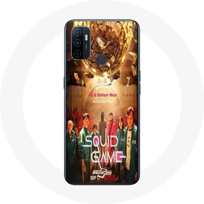 Oppo A53 Case Squid Game Series-spelers