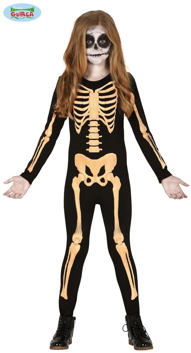 Fiestas Guirca - Skeleton Jumpsuit (10-12 jaar)