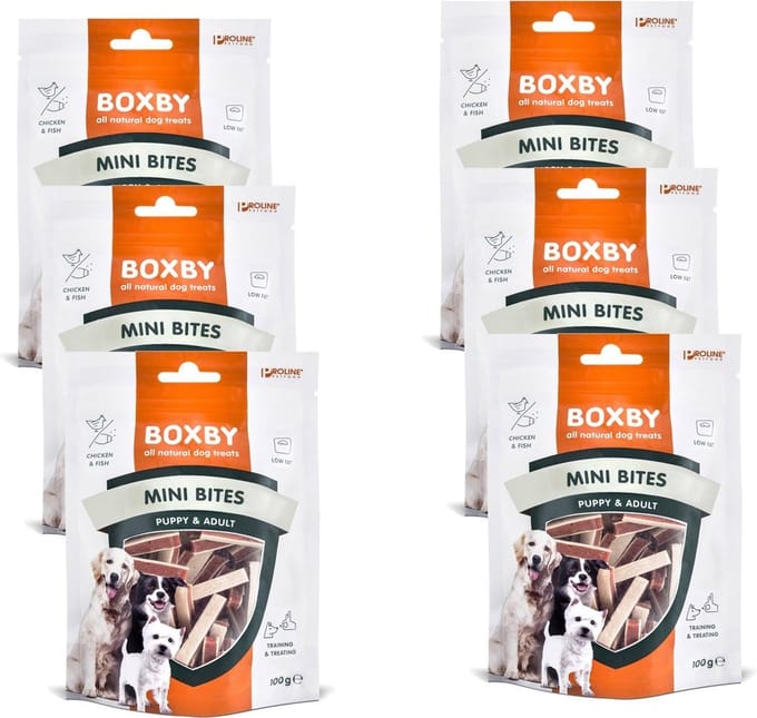 Proline Boxby Puppy Snacks Mini Bites - Hondensnacks - 6 x 100 g