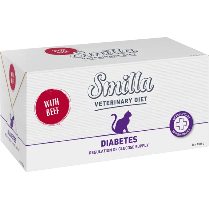 24x100g Diabetes Smilla Veterinary Diet Kattenvoer