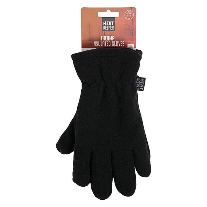 Thermo handschoenen kinderen - Zwart - 9/12 Jaar