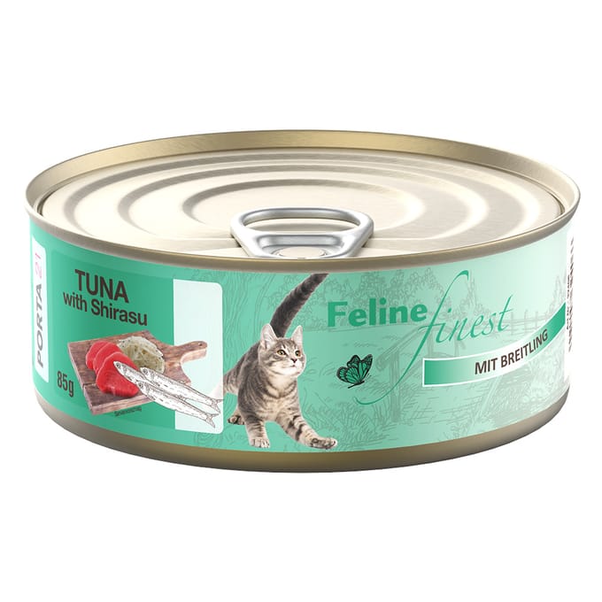 85g Feline Finest Tonijn met Breitling kattenvoer nat