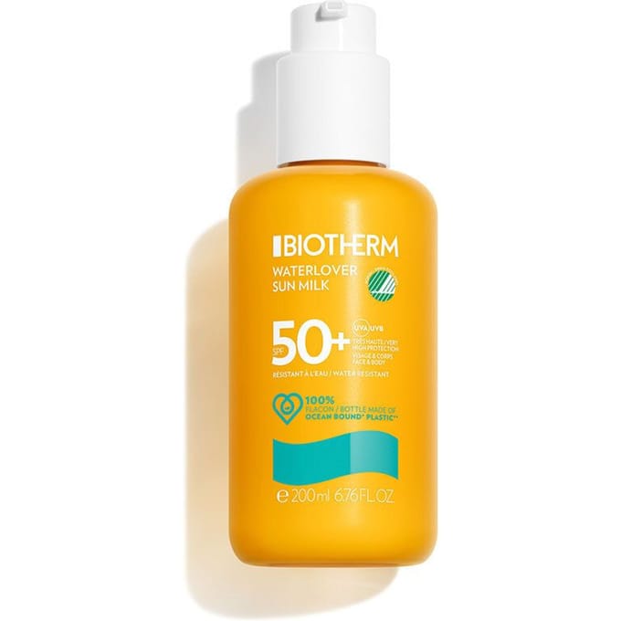 Biotherm Waterlover Sun Milk SPF50 Zonnebrand - Waterproef - 200 ml