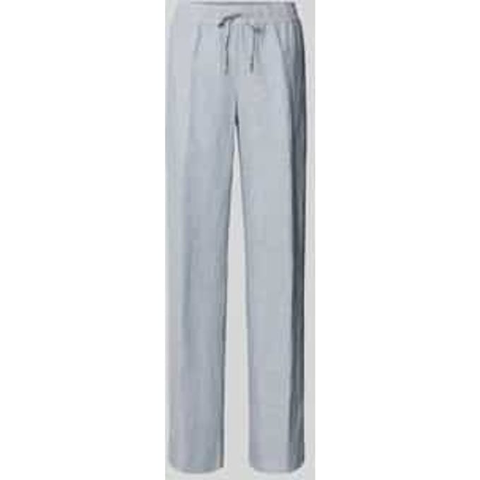 regular fit wijdte broek van puur linnen model 'FARINA'