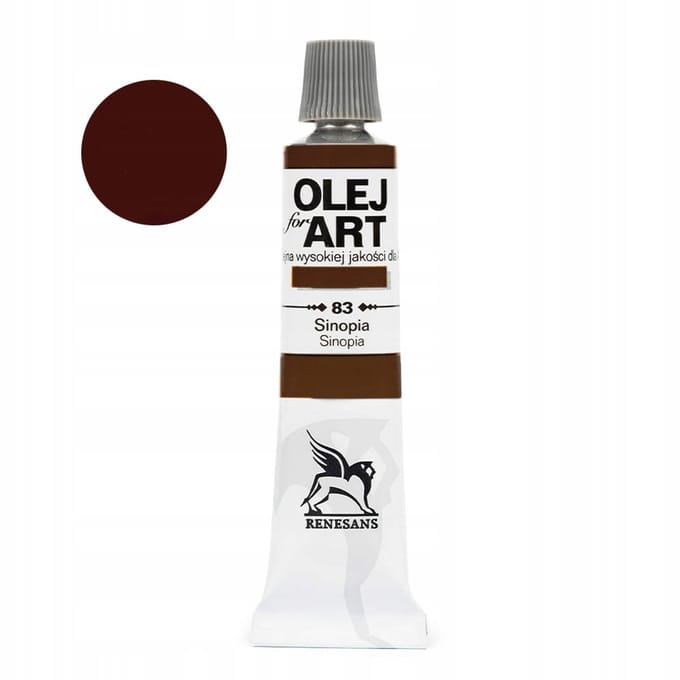 Oliën voor Kunst 20ml - Sinopia Bruin